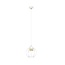 Emibig Emibig AJAX 1 White/Gold Pendant Lamp - Stylish Industrial Lighting