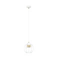 Emibig Emibig AJAX 1 White/Gold Pendant Lamp - Stylish Industrial Lighting