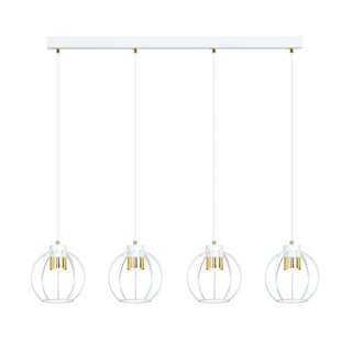 Emibig AJAX 4 White/Gold Pendant Lamp