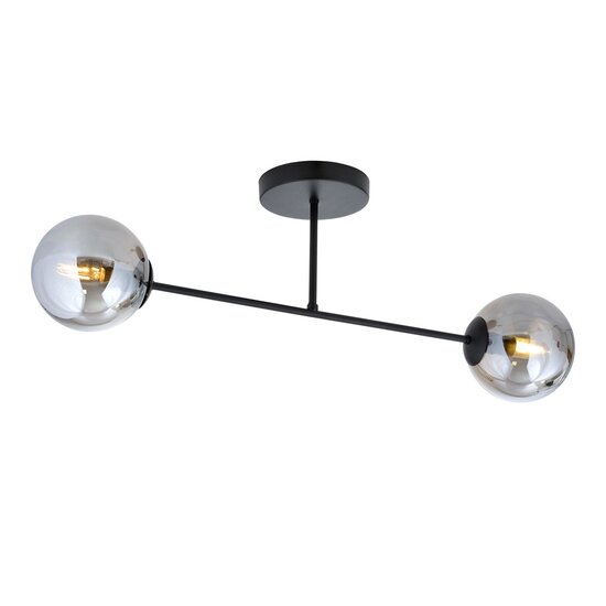 Emibig Emibig ROMA 2 BL GRAFIT - Moderne plafondlamp voor elke ruimte
