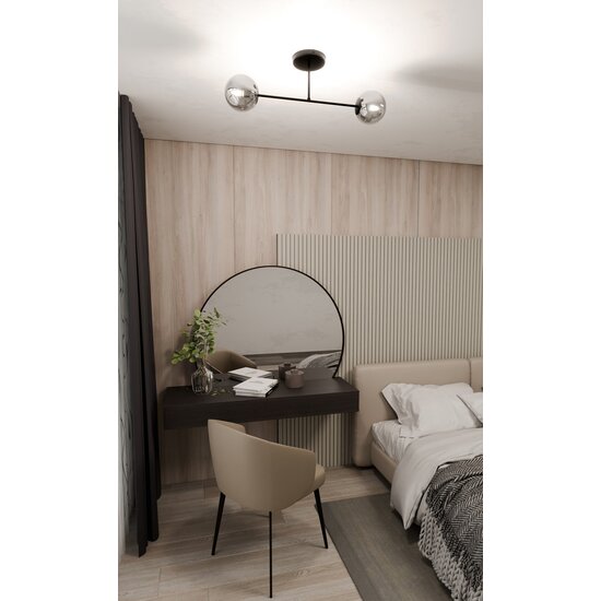 Emibig Emibig ROMA 2 BL GRAFIT - Lampe de plafond moderne pour tous les espaces