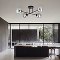 Emibig Emibig ROMA 4 BL GRAFIT - Lámpara de techo moderna para espacios elegantes
