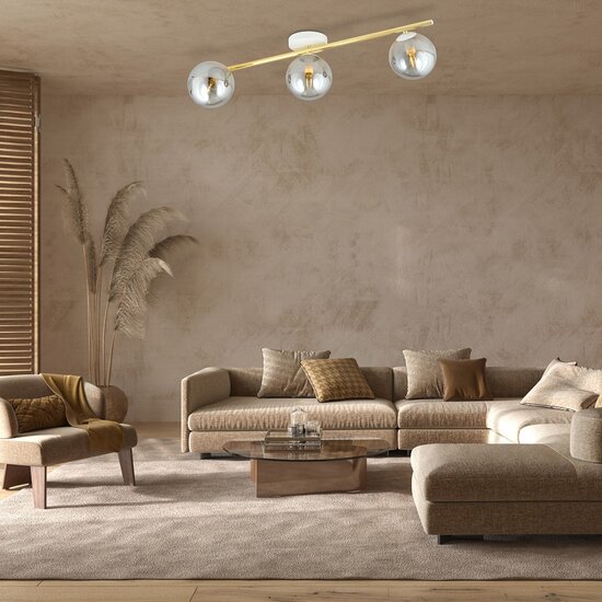 Emibig Emibig SPLENDI 3 WH GRAFIT - Moderne Deckenlampe für stilvolle Räume