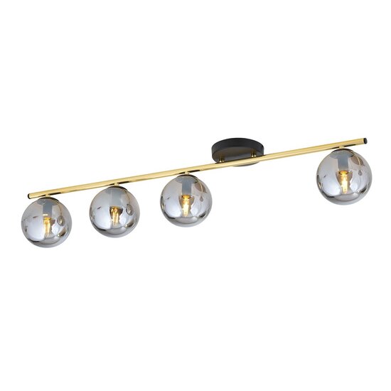 Emibig Emibig MONZA 4 BL GRAFIT - Modern ceiling lamp for a stylish look