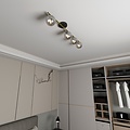 Emibig Emibig MONZA 4 BL GRAFIT - Moderne plafondlamp voor een stijlvolle uitstraling