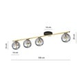 Emibig Emibig MONZA 4 BL GRAFIT - Moderne Deckenlampe für jeden Raum