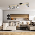 Emibig Emibig MONZA 4 BL GRAFIT - Modern ceiling lamp for a stylish look