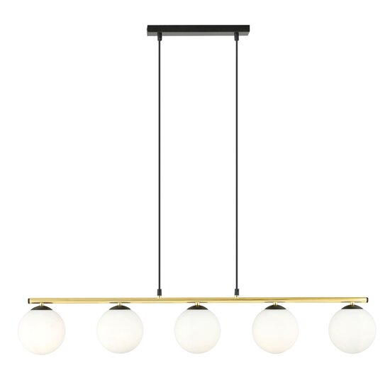 Emibig Emibig ALLORA 5 BL OPAL - Moderne hanglamp met stijlvol ontwerp