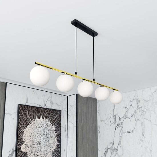 Emibig Emibig ALLORA 5 BL OPAL - Modern pendant lamp with stylish design