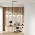Emibig Emibig ALLORA 5 BL OPAL - Lampe suspendue moderne au design élégant