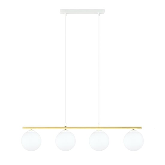 Emibig Emibig ALLORA 4 WH OPAL - Moderne Pendelleuchte für stilvolles Ambiente