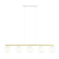 Emibig Emibig ALLORA 5 WH OPAL - Moderne hanglamp voor een stijlvolle sfeer