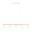 Emibig Emibig ALLORA 5 WH OPAL - Modern pendant lamp for a stylish atmosphere