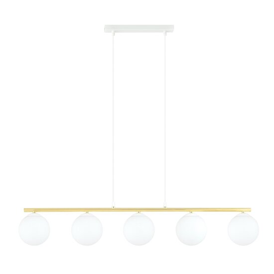 Emibig Emibig ALLORA 5 WH OPAL - Moderne hanglamp voor een stijlvolle sfeer