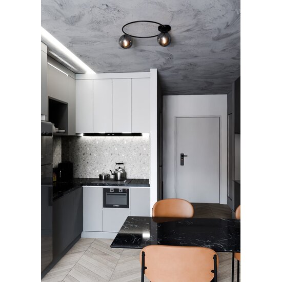 Emibig Emibig SOPRA 2 BL GRAFIT - Lampe de plafond minimaliste pour intérieurs modernes