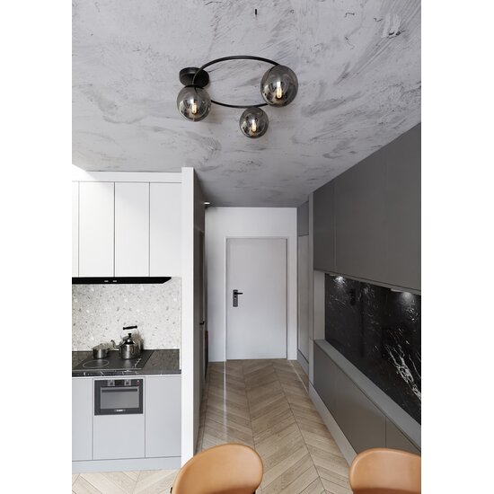 Emibig Emibig SOPRA 3 BL GRAFIT - Minimalistische Deckenlampe für stilvolles Wohnen