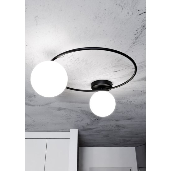 Emibig Emibig SOPRA 2 BL OPAL - Lámpara de techo minimalista para cualquier habitación