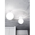 Emibig Emibig SOPRA 2 WH OPAL - Minimalistische plafondlamp voor elke ruimte