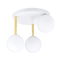 Emibig Emibig DOLCE 3 WH OPAL - Retro ceiling lamp for a stylish ambiance