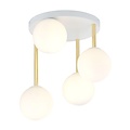 Emibig Emibig DOLCE 4 WH OPAL - Lampe de plafond rétro pour une ambiance élégante