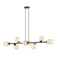 Emibig Emibig PANDORA 8 BL MIODOWY - Moderne hanglamp met amberkleurige lampenkap