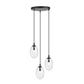 Emibig Emibig ASTRAL 3 BL PREMIUM TRANSPARENT - Lampe suspendue moderne pour chaque espace