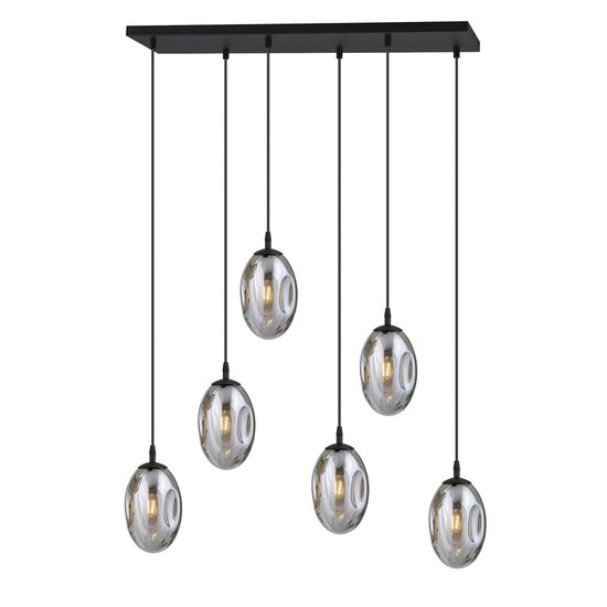 Emibig Emibig ASTRAL 6 BL GRAFIT - Lámpara colgante moderna para una iluminación elegante