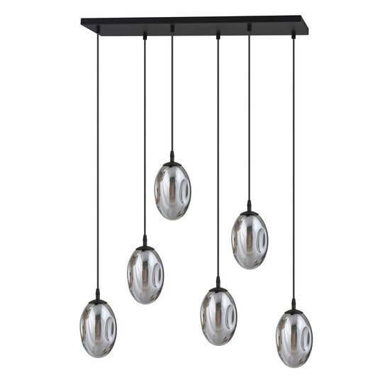 Emibig Emibig ASTRAL 6 BL GRAFIT - Lámpara colgante moderna para una iluminación elegante