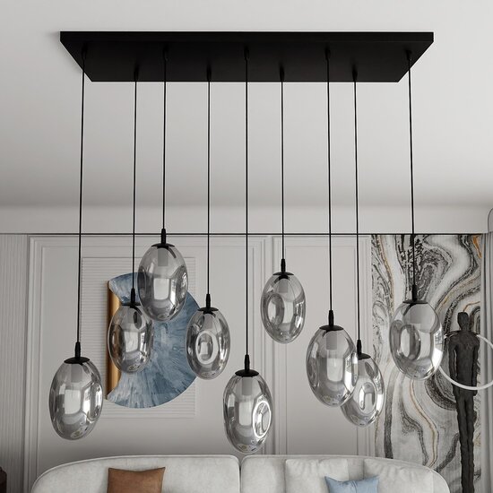 Emibig Emibig ASTRAL 9 BL GRAPHITE - Modern pendant lamp for a stylish look