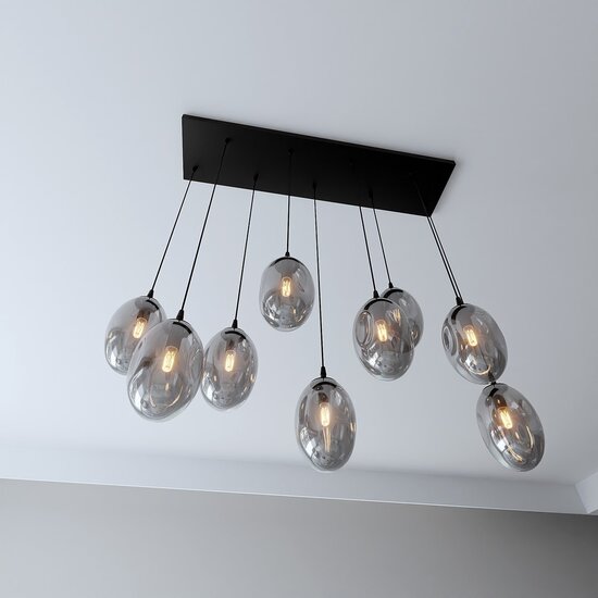 Emibig Emibig ASTRAL 9 BL GRAFIT - Lámpara colgante moderna para una iluminación elegante