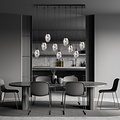 Emibig Emibig ASTRAL 9 BL GRAPHITE - Modern pendant lamp for a stylish look