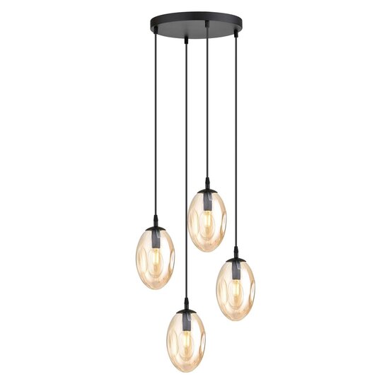 Emibig Emibig ASTRAL 4 BL PREMIUM MIODOWY - Elegante Pendelleuchte für modernes Ambiente