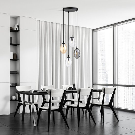 Emibig Emibig ASTRAL 4 BL PREMIUM MIX - Moderne hanglamp voor sfeervolle verlichting