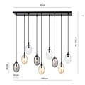 Emibig Emibig ASTRAL 9 BL MIX - Moderne Deckenlampe für stilvolle Räume