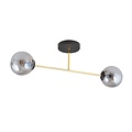 Emibig Emibig MAGNUM 2 BL GRAFIT - Elegant ceiling lamp for a glamorous atmosphere
