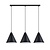 Emibig Emibig REBEL 3 Zwart/Wit Hanglamp