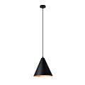 Emibig Emibig REBEL 1 Zwart/Goud - Moderne hanglamp voor elke ruimte