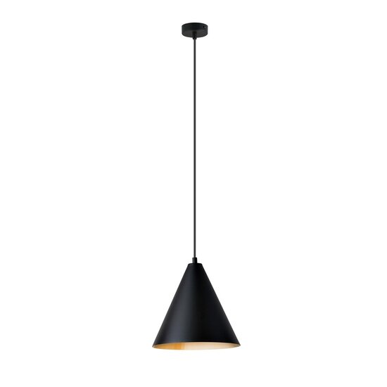 Emibig Emibig REBEL 1 Black/Gold - Modern pendant lamp for any space