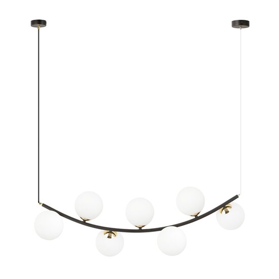 Emibig Emibig RITZ 7 BL OPAL - Retro Hanglamp voor een Stijlvolle Sfeer