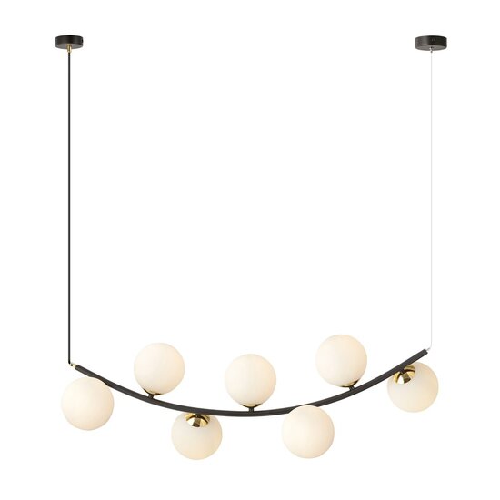 Emibig Emibig RITZ 7 BL OPAL - Retro Pendelleuchte mit Stil