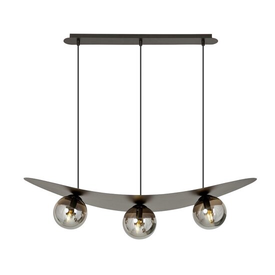 Emibig Emibig AURA 3 BL GRAPHITE - Modern pendant lamp for stylish ambiance