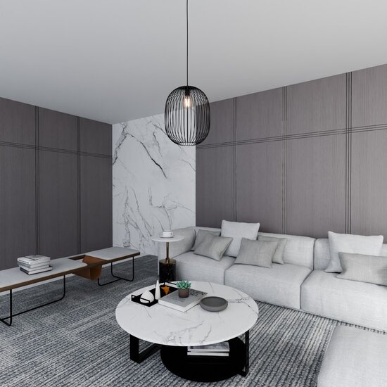 Emibig Emibig ONYX 1 BL - Stylish industrial pendant lamp for any space
