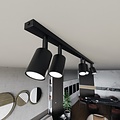 Emibig Emibig FLASH 6 BLACK - Minimalistische plafondlamp voor moderne interieurs