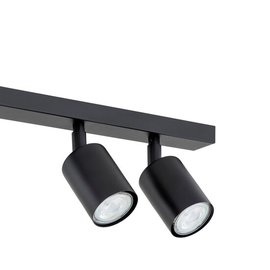 Emibig Emibig FLASH 6 BLACK - Minimalist ceiling lamp for modern interiors