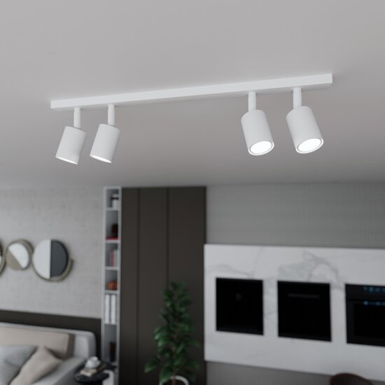 Emibig Emibig FLASH 4 WHITE - Minimalist ceiling lamp for any space