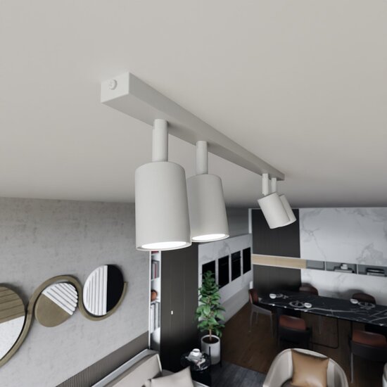 Emibig Emibig FLASH 4 WHITE - Minimalistische Deckenlampe für moderne Innenräume