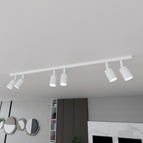 Emibig Emibig FLASH 6 WHITE - Minimalistische plafondlamp voor moderne interieurs