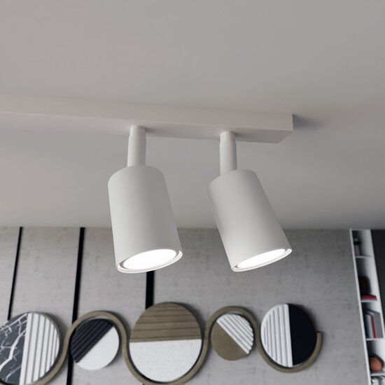 Emibig Emibig FLASH 6 WHITE - Minimalist ceiling lamp for modern interiors