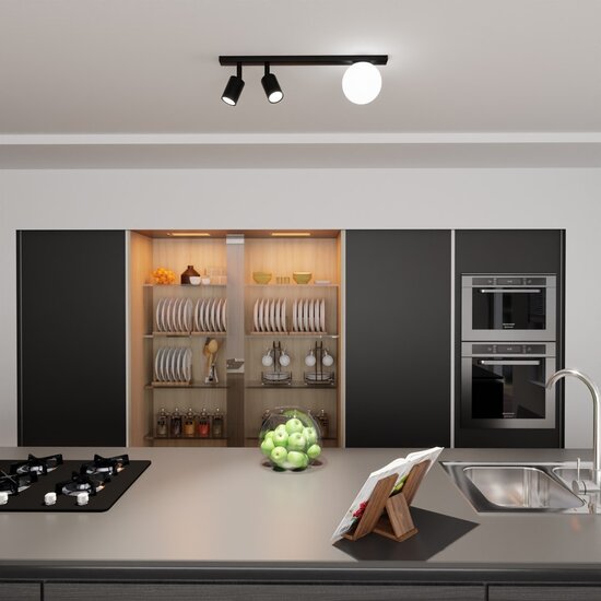 Emibig Emibig BASTER 3 BLACK - Moderne Deckenlampe für stilvolles Ambiente