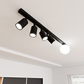 Emibig Emibig BASTER 5 BLACK - Lampe de plafond moderne pour un look élégant